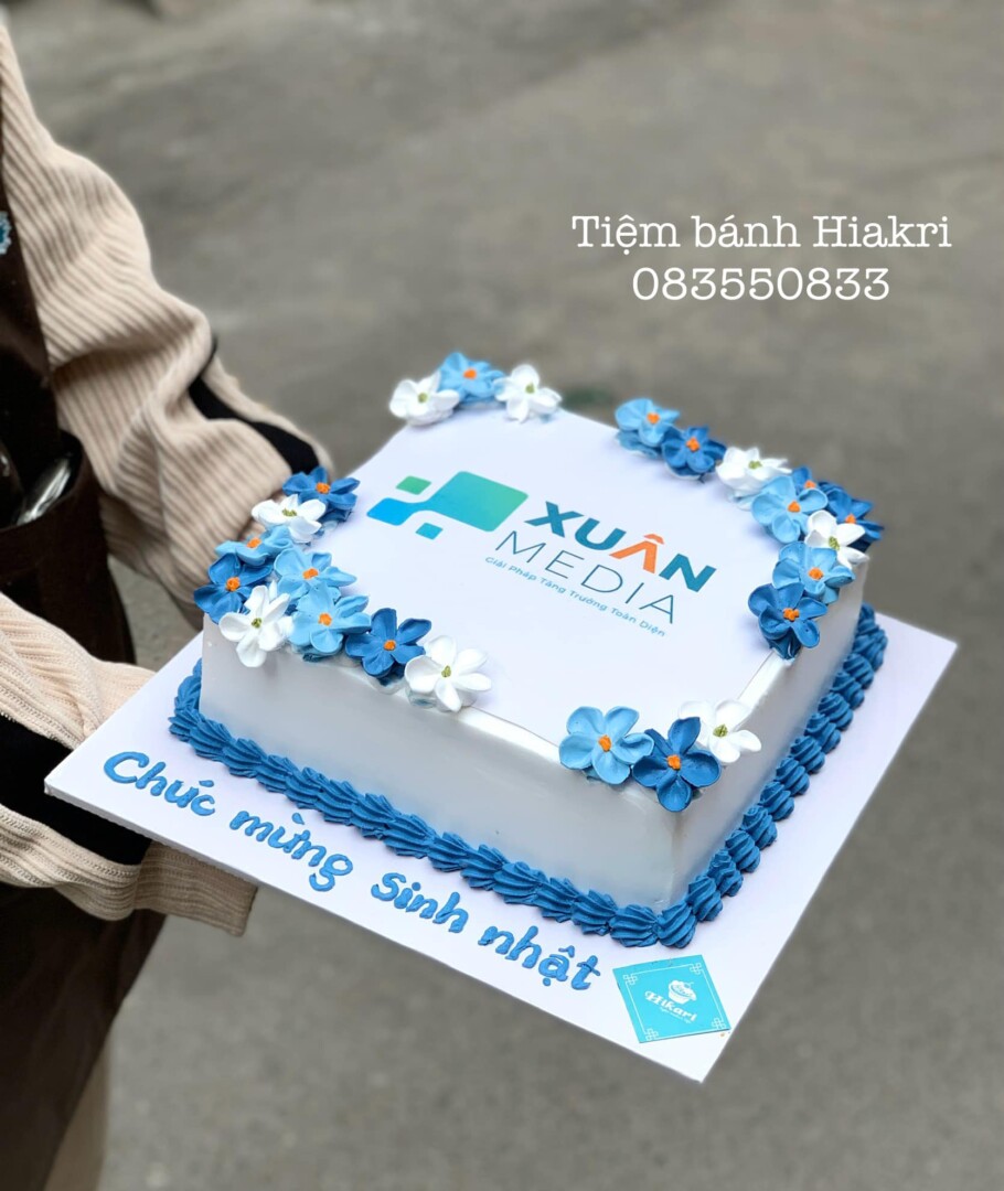 Bánh kem việt quất (Hình vuông)